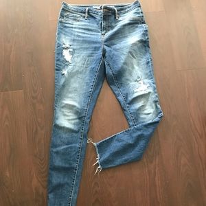 Mossimo high rise skinny jeans size 12